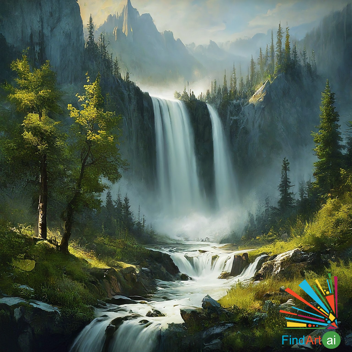 Romanticism Paintings with The Power of Nature Theme