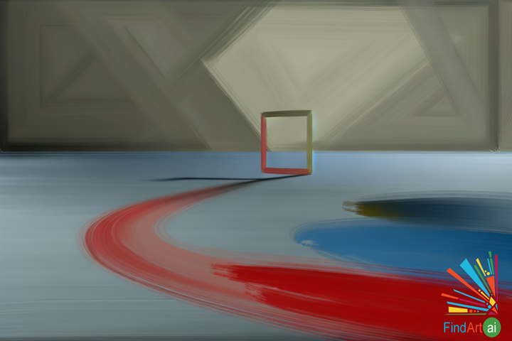 Minimalist Painting: Geometric Form Engages with Infinite Monochromatic Space