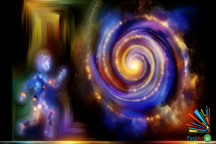 Transcendent Canvas: The Cosmic Dance of Creation and the Soul's Quest for Enlightenment