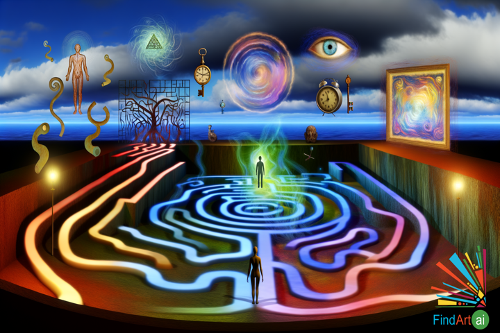 Dreamscape Labyrinth: A Journey Through Identity, Emotions, and Psyche's Fluidity