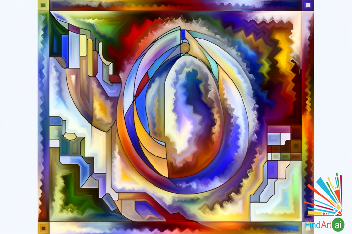 Abstract Art: Form & Color Ignite Imagination with Geometric & Organic Symphonies