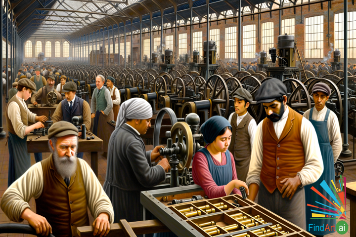 Realism in 'The Heart of Industry': 19th-Century Factory Life and Working-Class Resilience