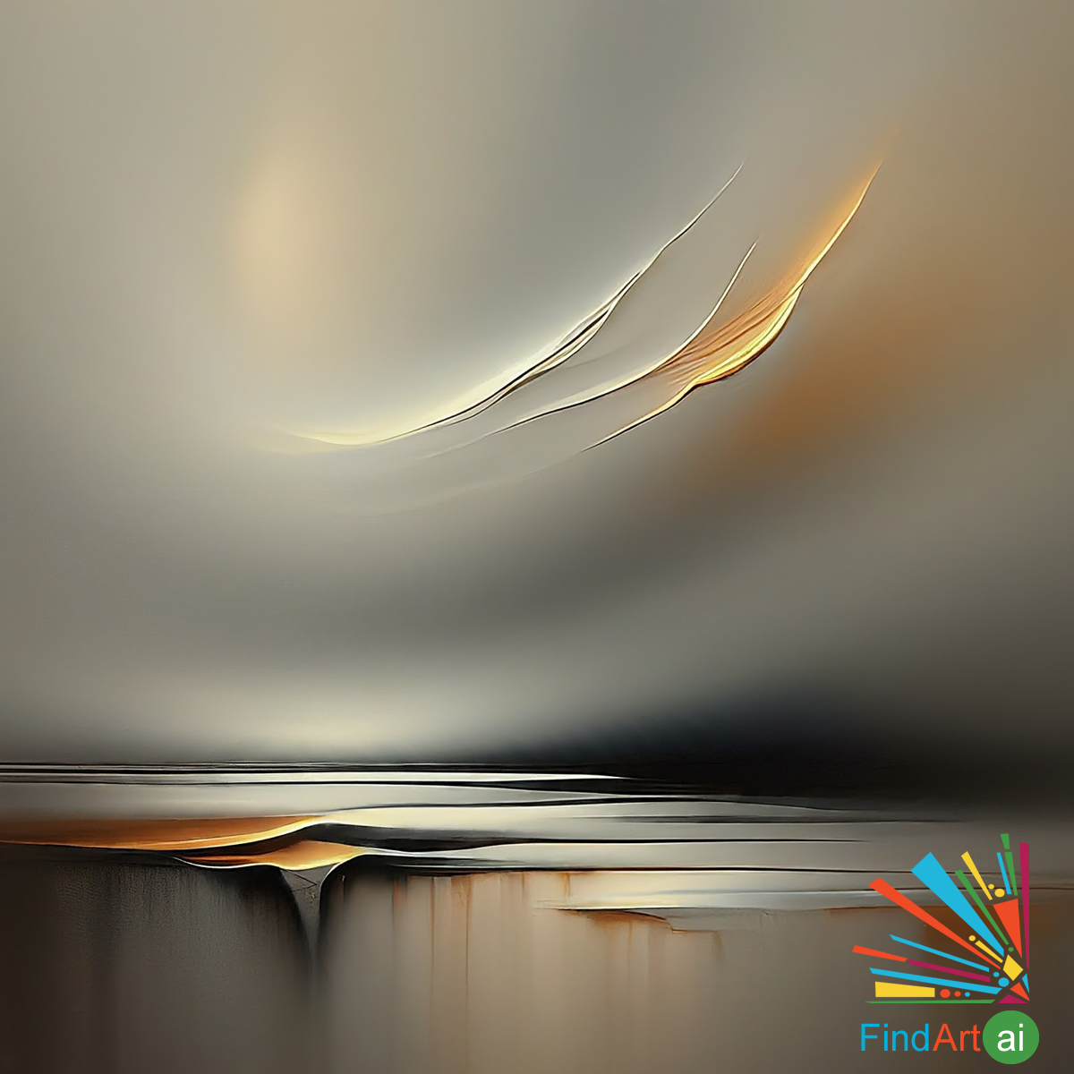Abstract Art Paintings with Emotion and Subjectivity Theme