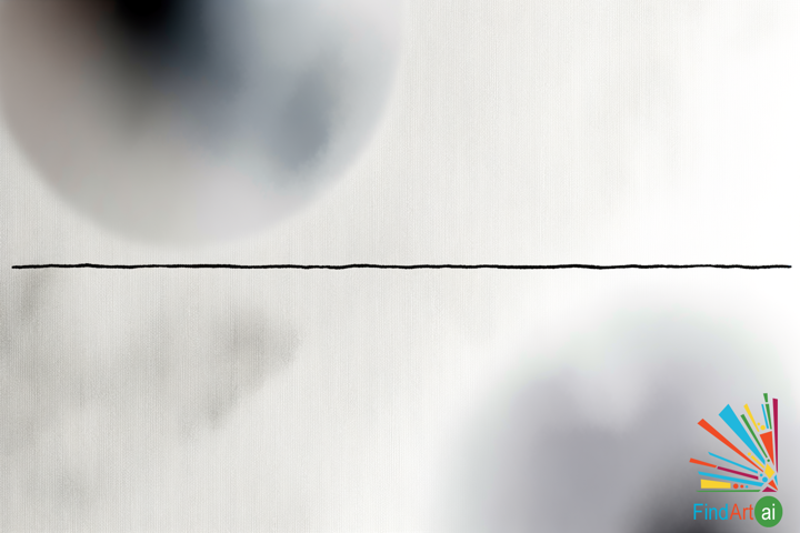 Essence of Stillness: A Minimalist Painting Celebrating Tranquility and Simplicity