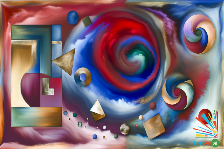 Exploring Boundless Art: A Cosmic Dance of Color and Geometry