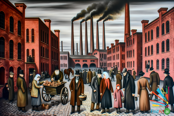 Heartbeat of the City: Capturing 19th-Century Working-Class Life in an Industrial Landscape