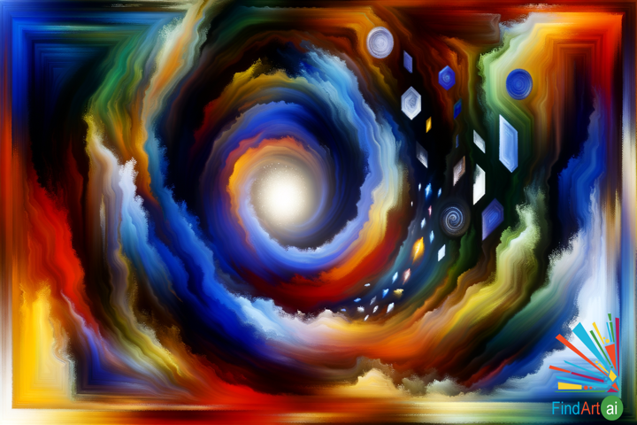 Vibrant Freedom: A Symphony of Colors and Shapes Celebrating Creative Potential