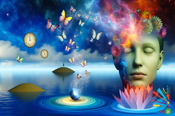 Unveiled Depths: Surreal Painting of Dreams, Time, and the Unconscious Mind
