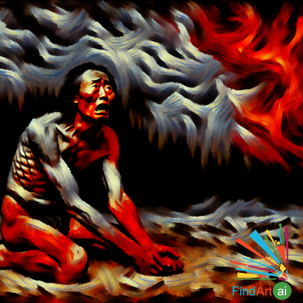Expressionism Paintings with Human Suffering Theme