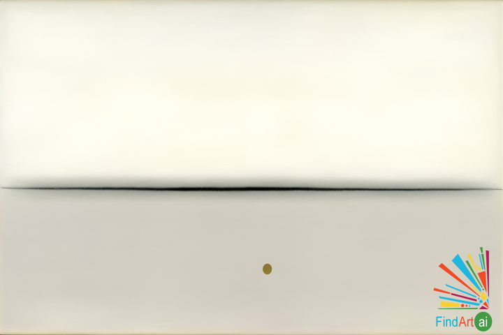 Whisper of Clarity: A Minimalist Painting Embracing Simplicity and Pure Reflection