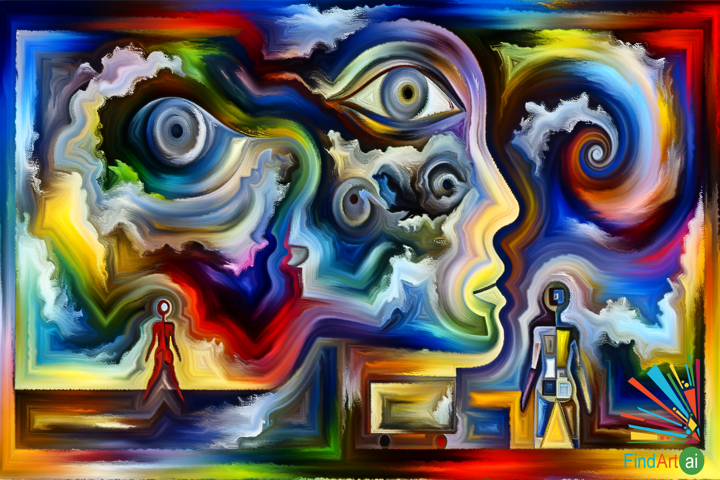 Exploring the Mind: A Vivid Expressionist Journey into Emotions and Thoughts