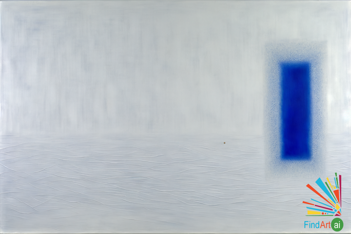 Minimalism's 'Emphasis on Perception': A Blue Stroke Inviting Introspective Balance