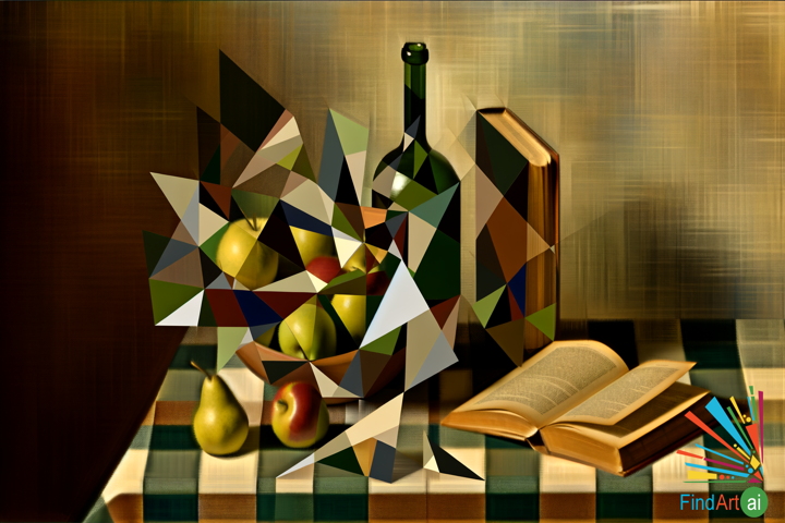 Fragmented Feast: Explore Everyday Objects Reimagined Through a Cubist Lens