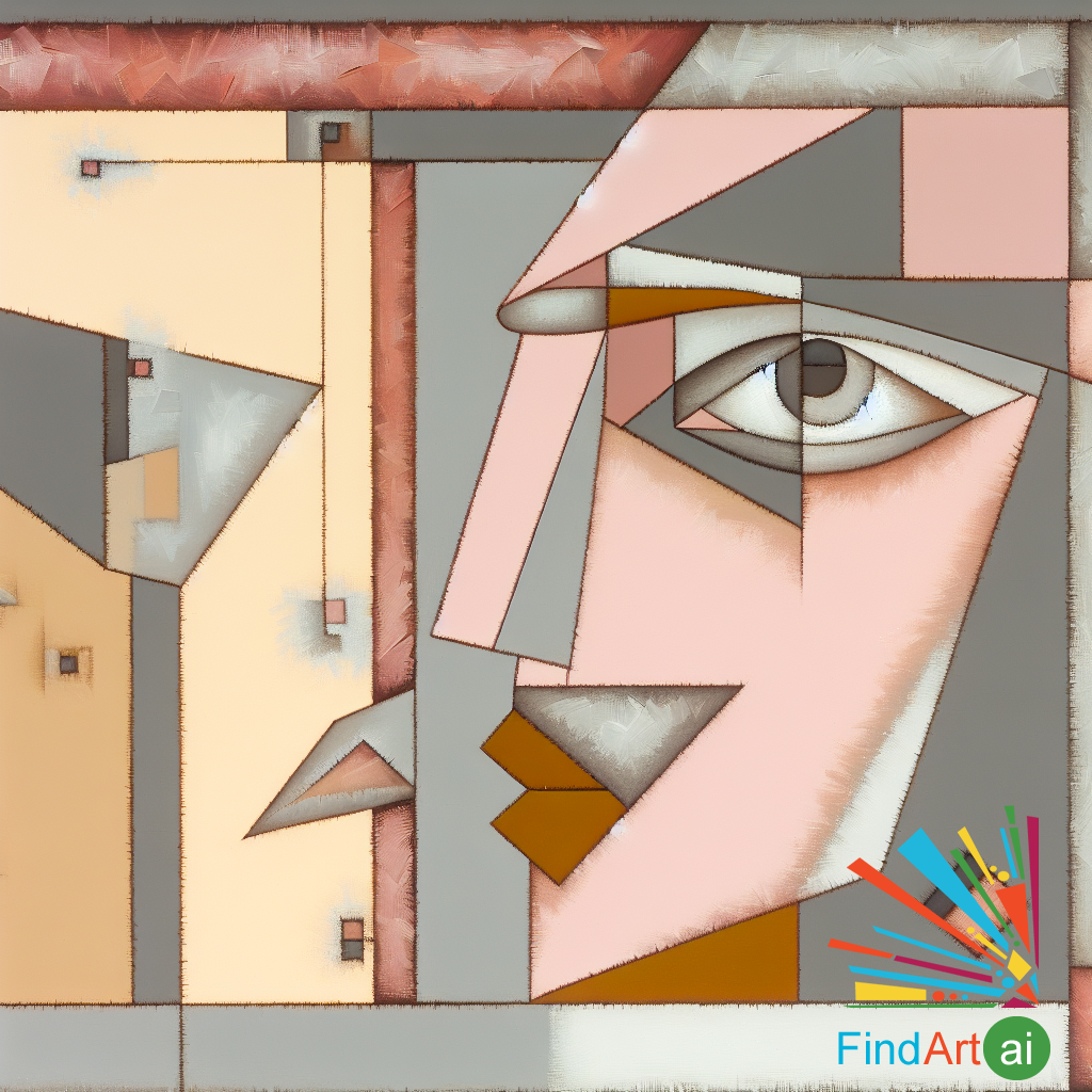 Cubism Paintings with Portraiture Theme