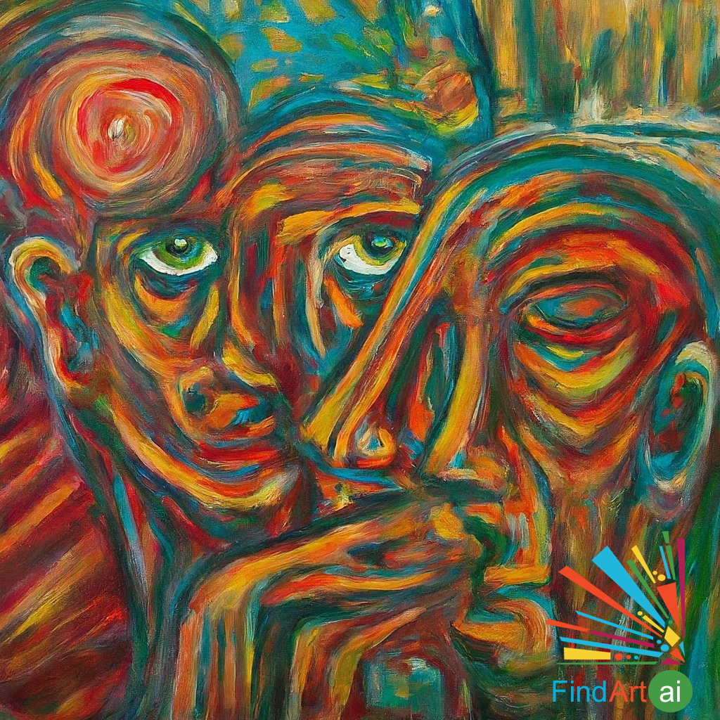 Expressionism Paintings with Inner Psychological States Theme
