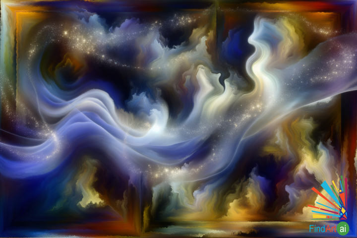 Cosmic Canvas: A Visual Hymn to Spirituality and the Dance of the Known & Unknown