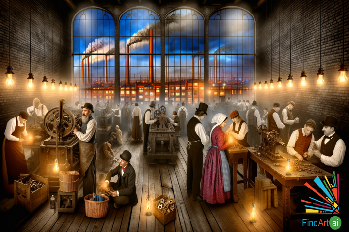 Heartbeat of Industry: Life in a 19th-Century Industrial Town