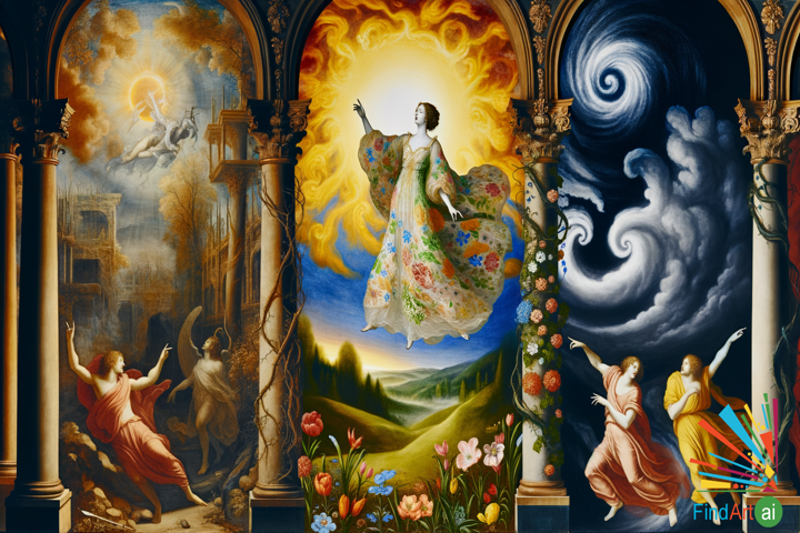 Persephone's Ascent: Baroque Allegory of Renewal and Life's Triumph Over Death