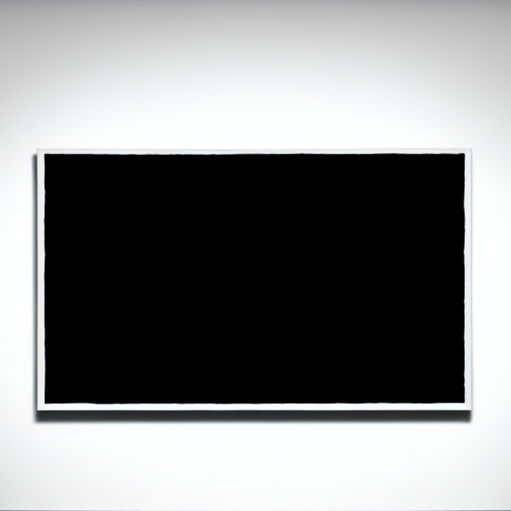 Minimalism Paintings with Interaction with Space Theme