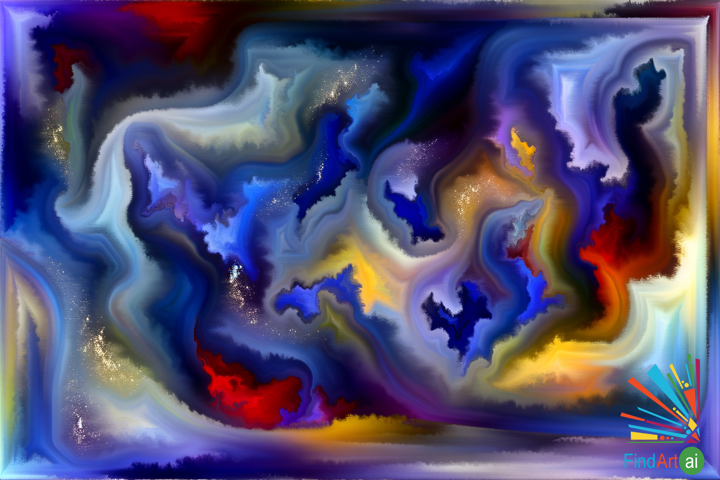 Abstract Painting: A Symphony of Emotions through Form, Color, and Luminosity