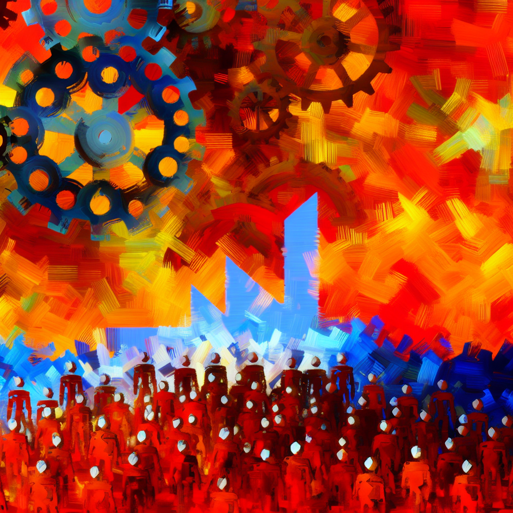 Futurism Paintings with Revolution and Change Theme