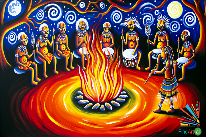 Eternal Rhythms: Ancestors' Dance Unites Past & Future in Vibrant African Ritual