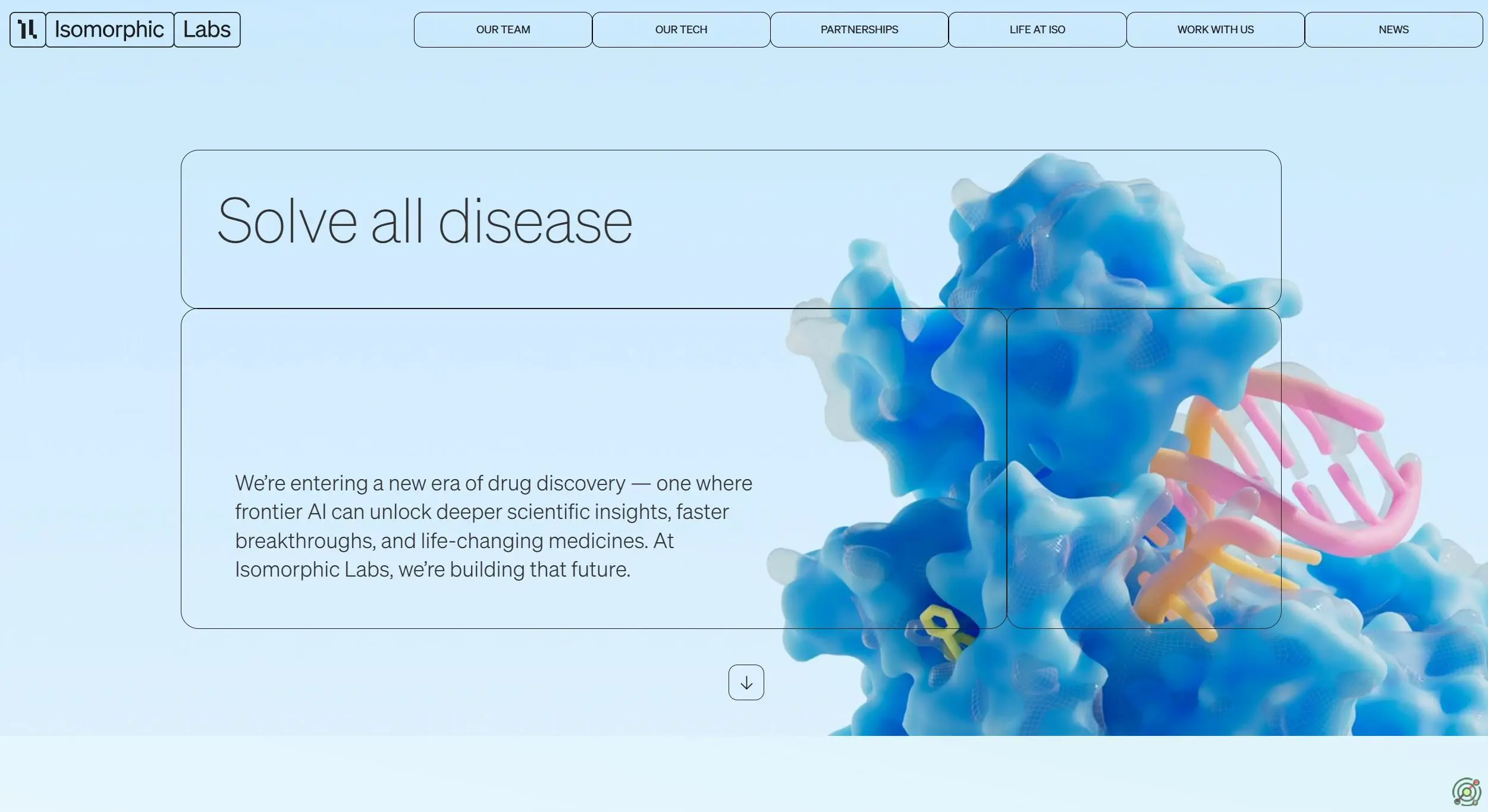An AI-driven drug discovery company leveraging AlphaFold to accelerate therapeutic development.