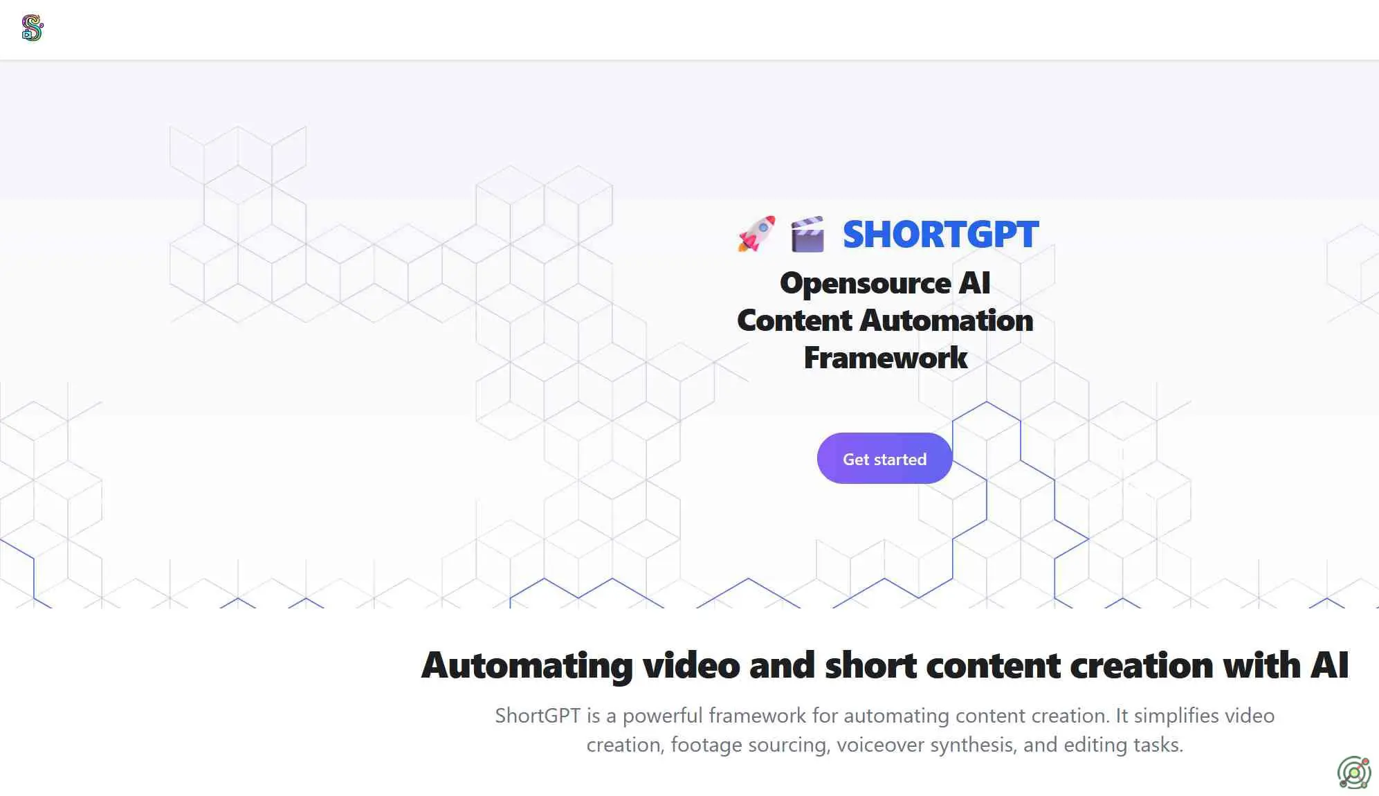 An open-source AI framework that automates short video content creation, streamlining the process from script generation to editing.