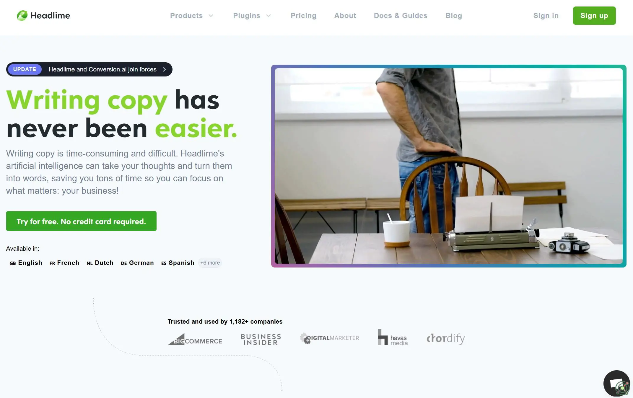An AI-powered copywriting tool that generates effective marketing content using templates and GPT-3 technology.