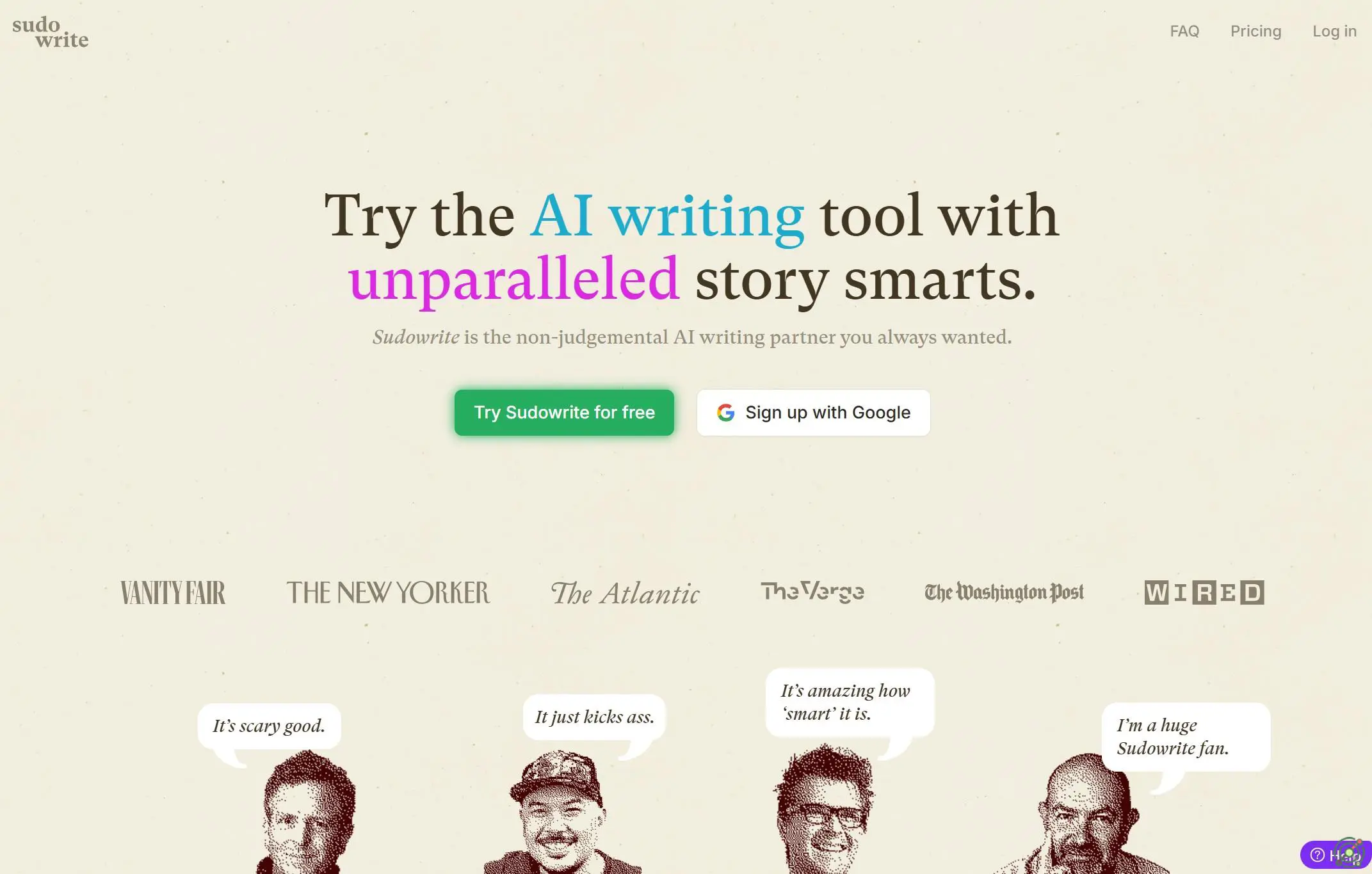AI-powered writing assistant designed to help authors overcome writer's block and enhance creativity.