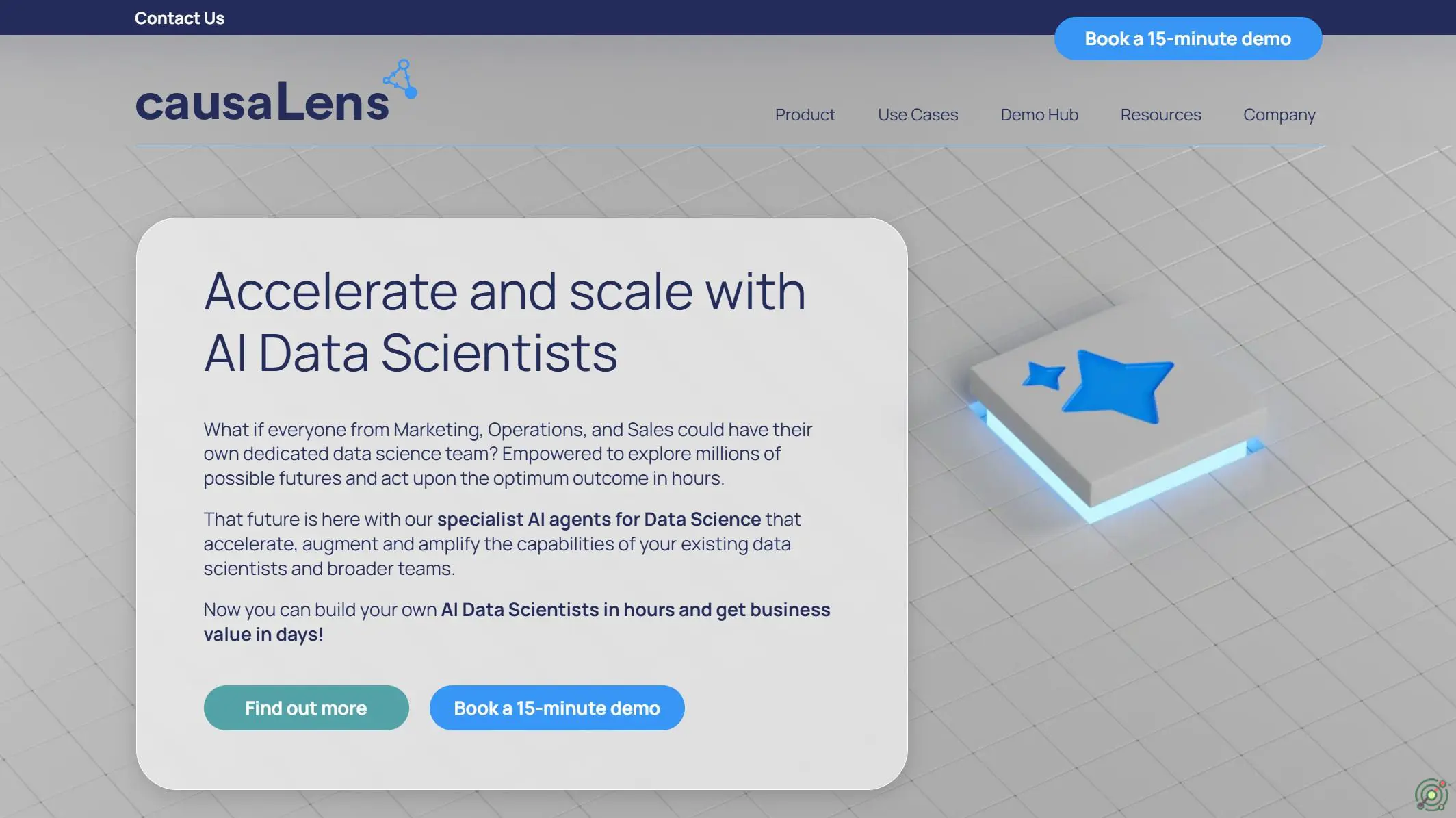 An AI platform enabling organizations to build and deploy AI Data Scientists for scalable data science solutions.