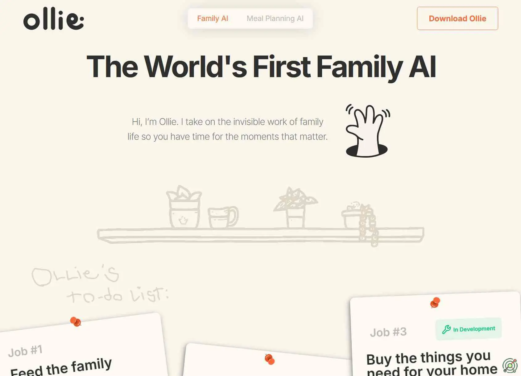An AI-powered personal assistant designed to streamline family life by automating tasks like meal planning, shopping, and gift selection.