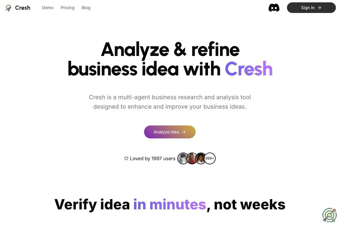 Multi-agent AI tool that analyzes and refines business ideas, delivering insights on viability, market fit, and risks in minutes.