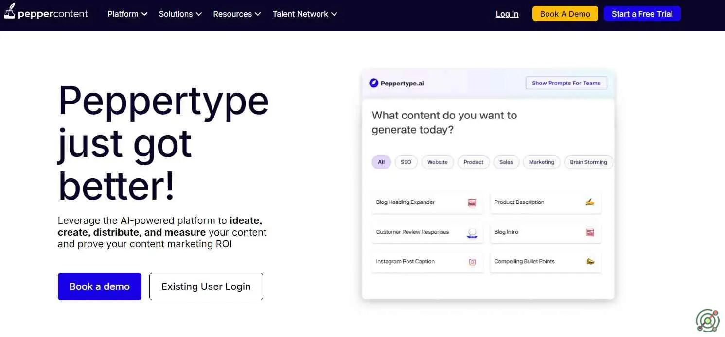 An AI-powered content creation platform that assists in generating high-quality, SEO-optimized content for various use cases.