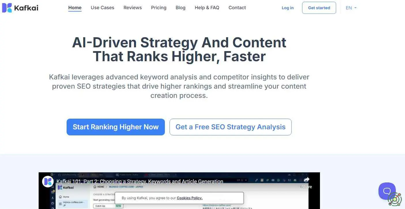 AI-driven tool providing advanced keyword analysis and competitor insights for SEO-focused content creation.