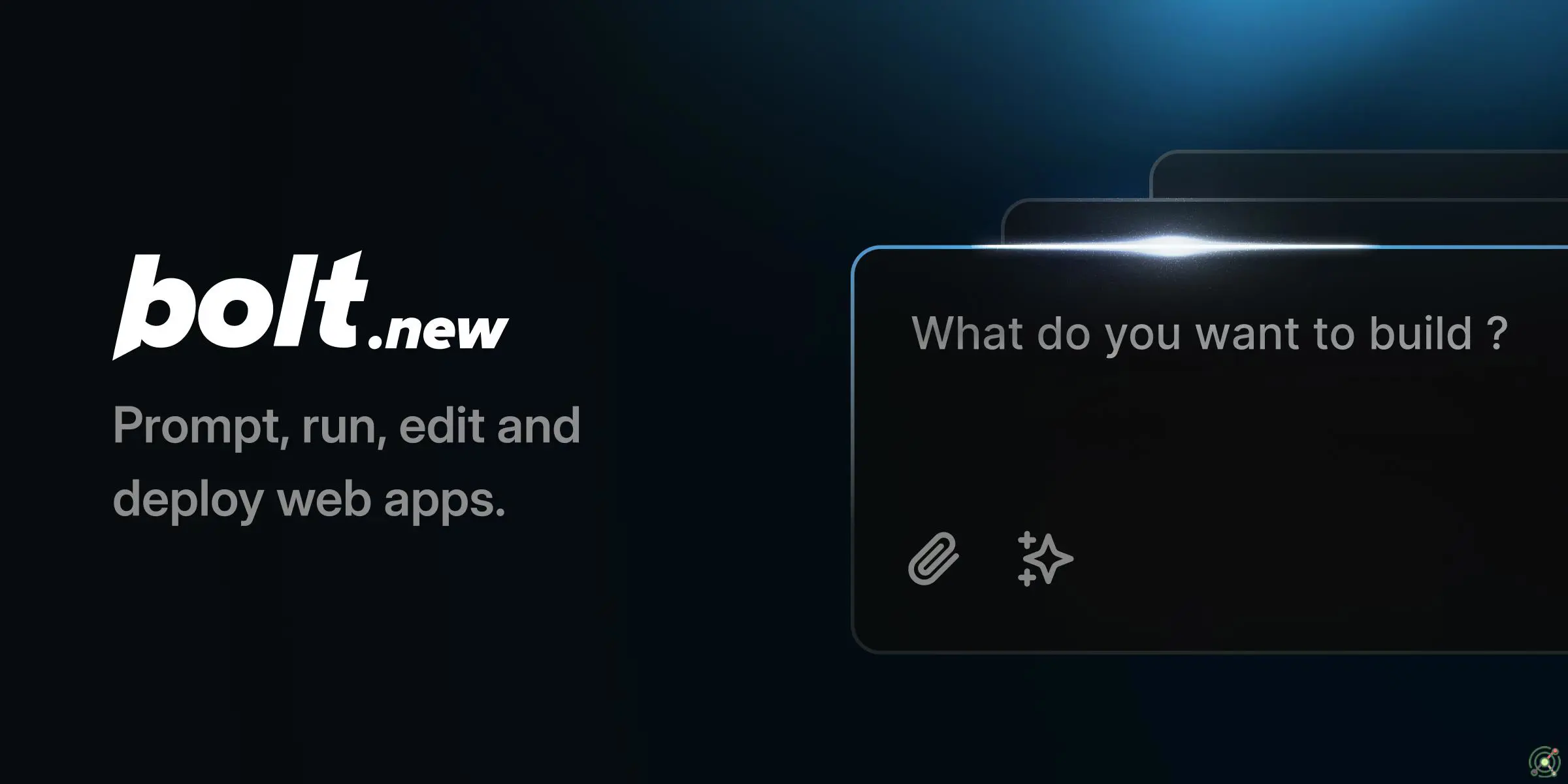 An AI-powered web development agent enabling users to prompt, run, edit, and deploy full-stack applications directly from their browser without local setup.