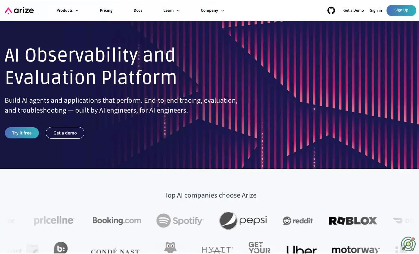 An AI observability and LLM evaluation platform that assists AI developers and data scientists in monitoring, troubleshooting, and enhancing the performance of machine learning models and large language models.