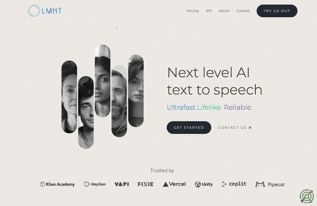 An AI-powered text-to-speech platform delivering ultrafast, lifelike speech synthesis with low latency, ideal for conversational applications, games, and agents.
