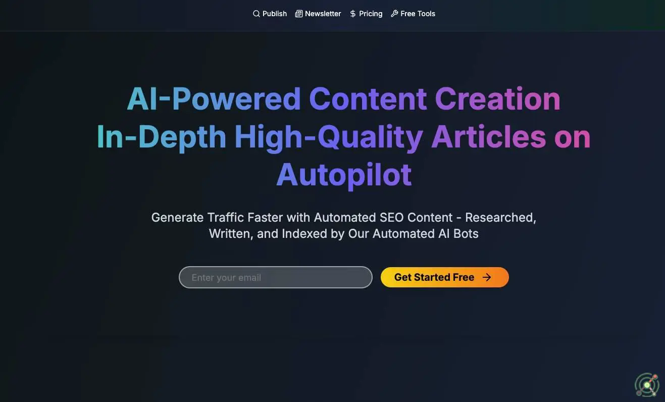 An AI-powered tool designed to enhance search engine optimization by automating tasks such as keyword research, content optimization, and performance analysis.