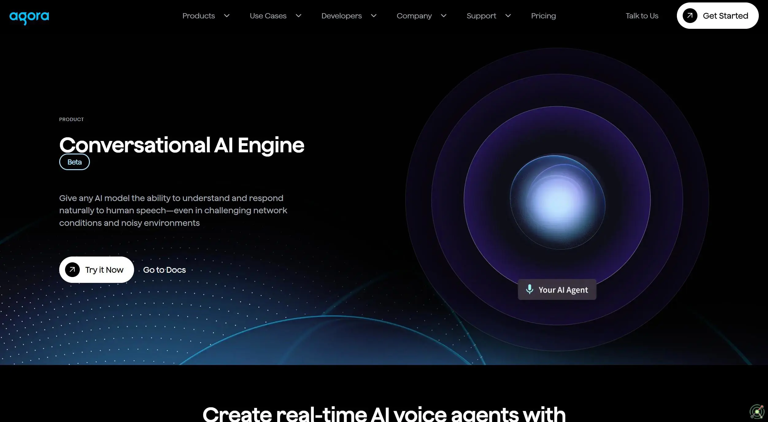 A real-time voice AI engine enabling natural, low-latency conversations with any AI model across platforms.