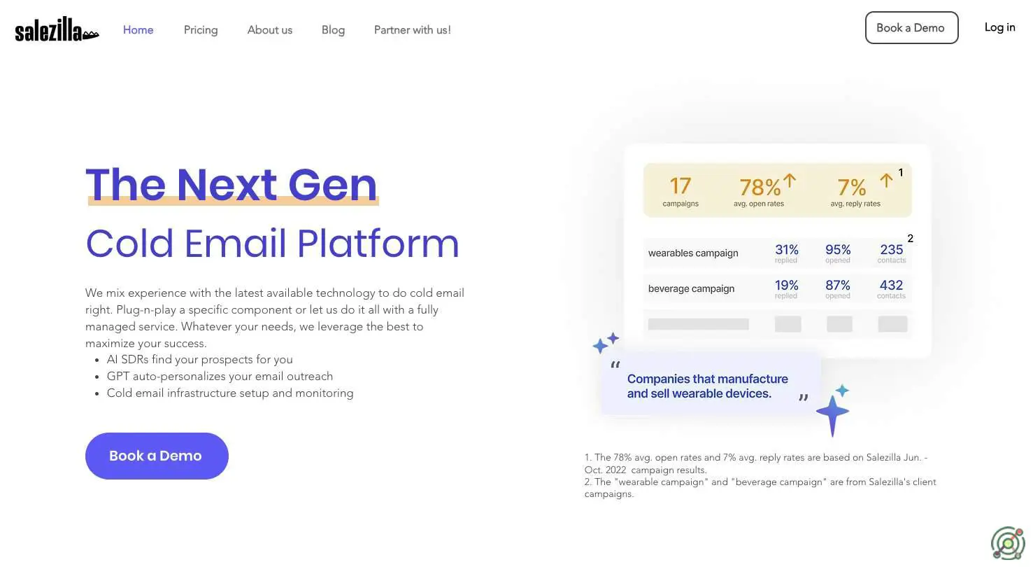 An AI-driven cold email platform that automates prospect research and personalizes outreach to enhance sales engagement and conversion rates.