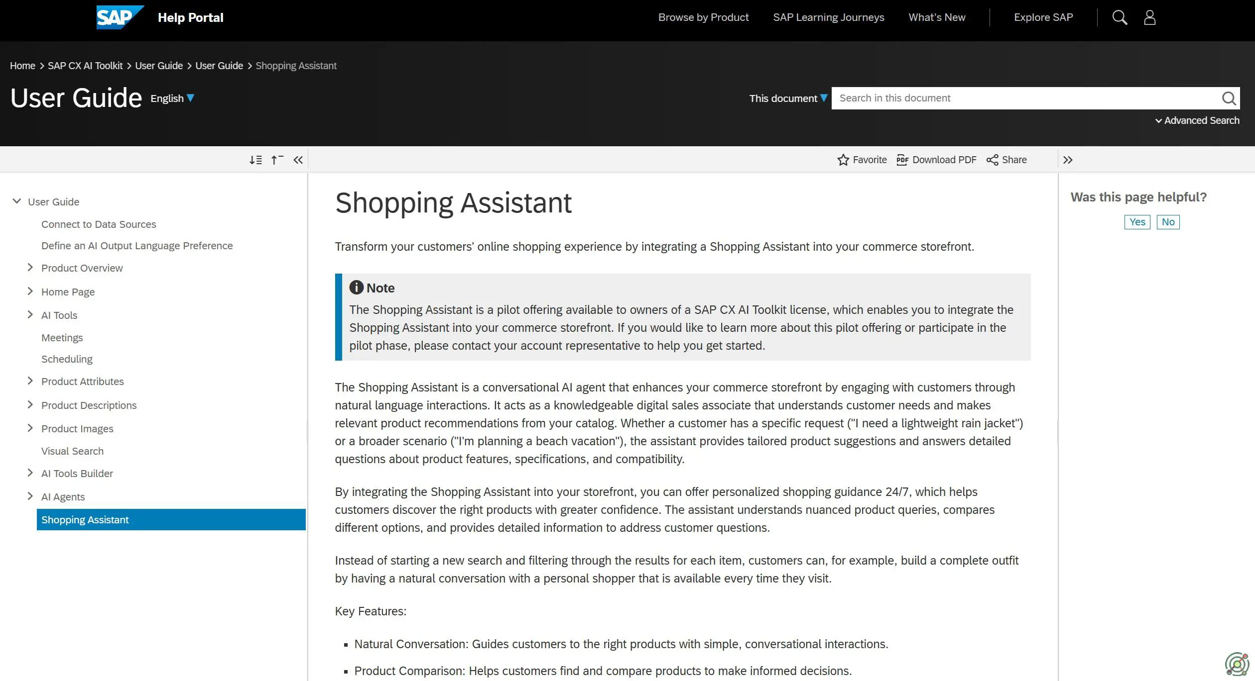 An AI-powered conversational agent that enhances e-commerce experiences by assisting customers through natural language interactions.