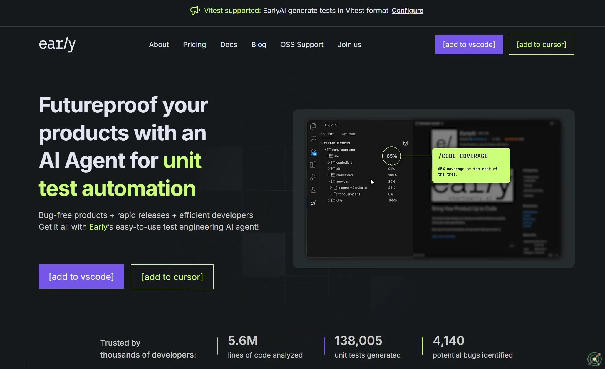 An AI agent that automates unit test generation, enhancing code quality and accelerating development.