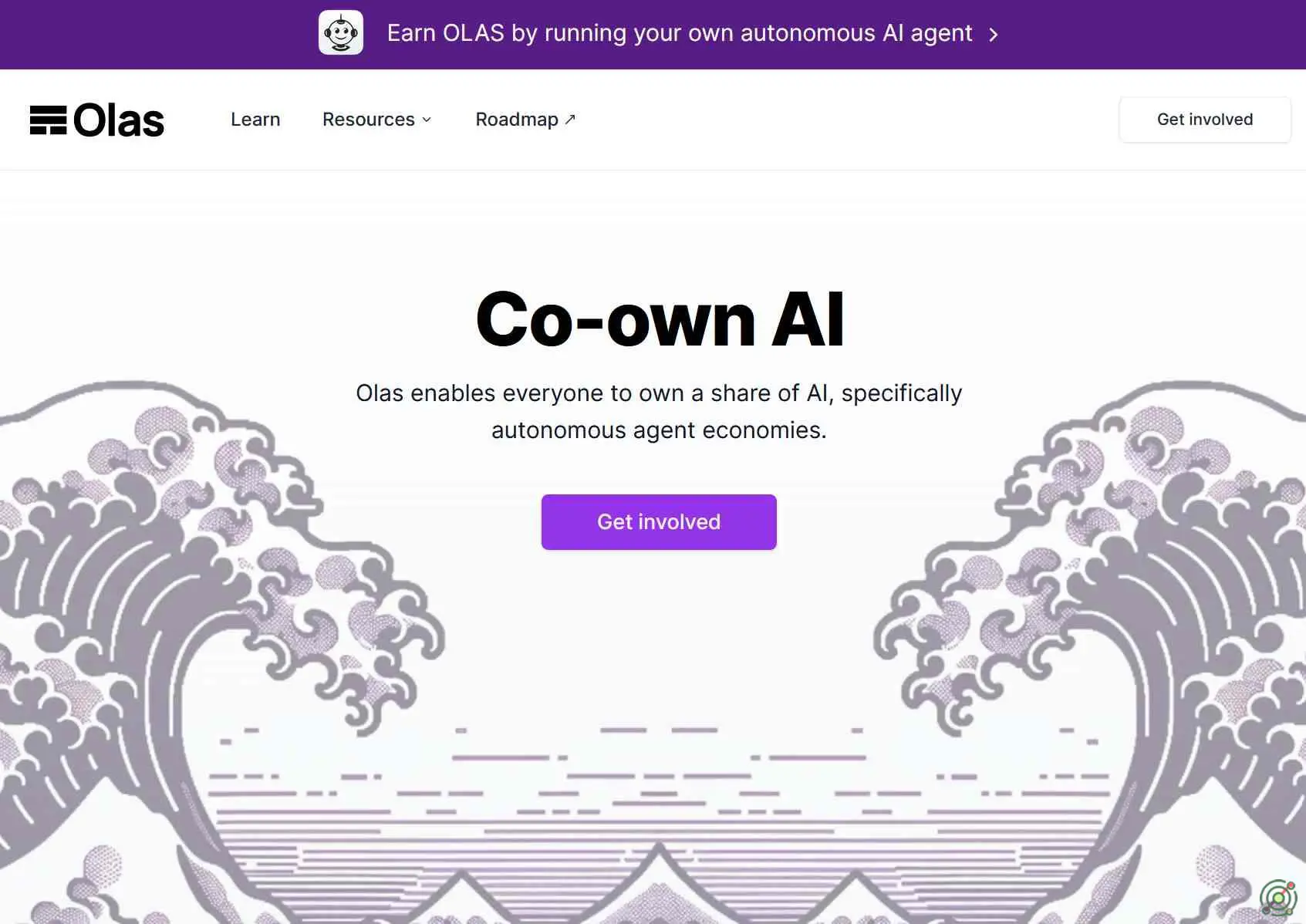 A platform enabling co-ownership of AI through autonomous agent economies, allowing individuals to run AI agents and earn rewards.