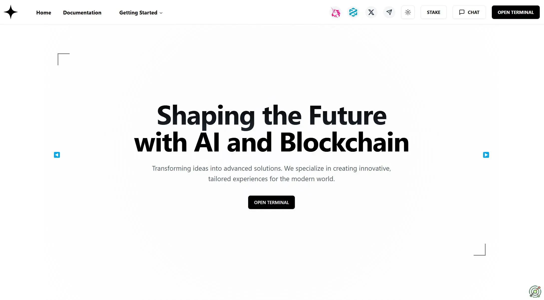 A platform integrating AI and blockchain to deliver innovative tools and services.
