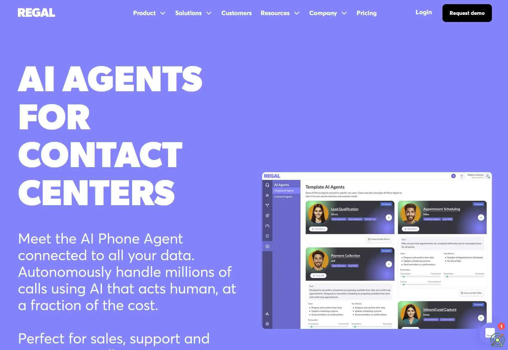An AI-driven phone agent designed to autonomously handle customer interactions, enhancing efficiency and personalization in contact centers.