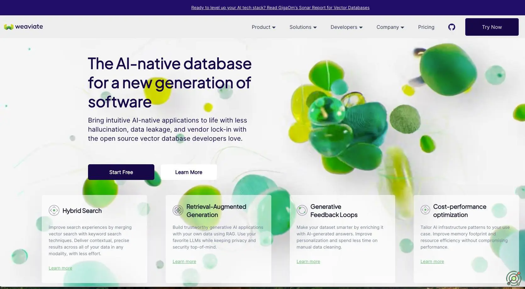 An open-source, AI-native vector database enabling developers to build and scale AI-powered applications with advanced data retrieval capabilities.
