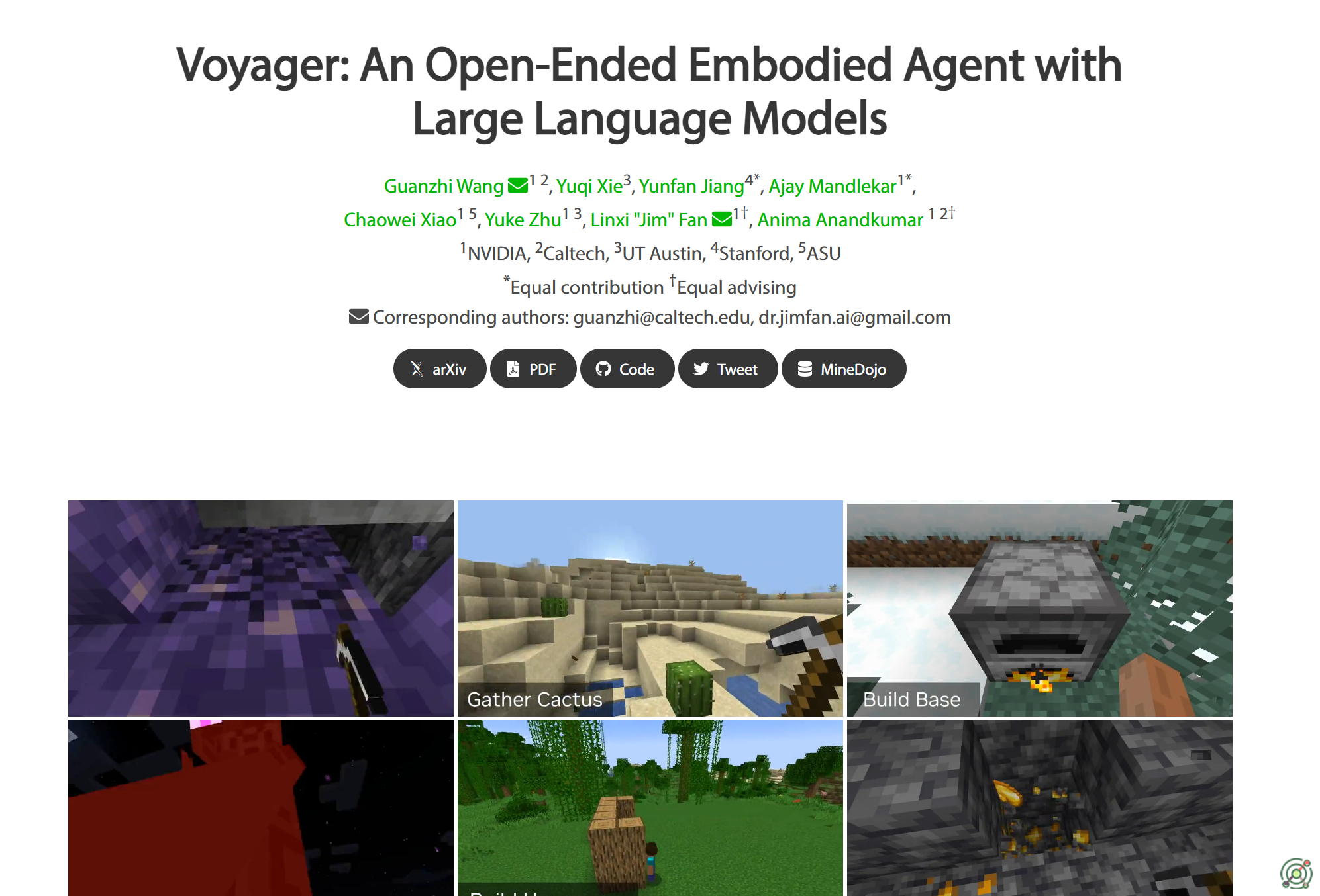 An LLM-powered AI agent for Minecraft that autonomously explores, learns skills, and makes discoveries.