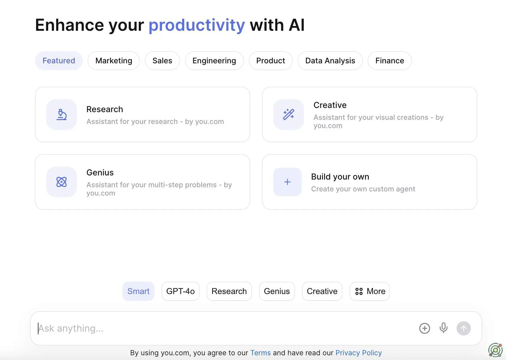 An AI-powered search engine and productivity platform offering personalized search experiences, AI chat, and a suite of tools to enhance workplace efficiency.