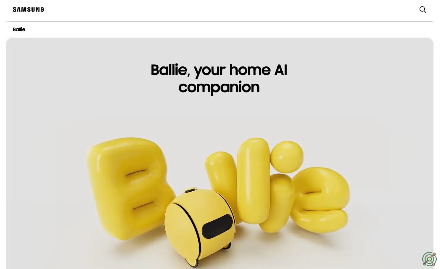 An AI-powered home assistant robot designed to enhance smart home experiences.